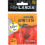 Поводок Fishlandia AFW 1x19 нитей D0.25mm, 8кг,20см (уп=2шт)
