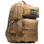 Рюкзак тактический RU 064 цвет Бежевый ткань Оксфорд (Объем 35 л)