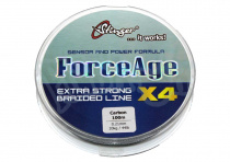 Шнур Stinger ForceAge X4 100м Carbon (0,21)