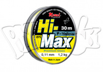 Леска Hi-Max F-Yellow желт 30м (020) зимняя