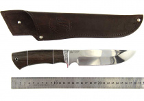 Нож Окский Орел ст.95х18 венге, граб, дюраль, фибра.(6061)
