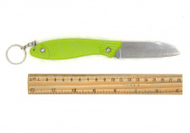 Нож складной пластик Рыбка 165С (зеленый)
