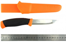 Нож Morakniv Companion F Orange нерж.сталь, прорез.рукоять с оран.накладк.(R36562)11824