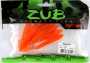 Приманка ZUB-MINOGA  75мм-6шт, (цвет 250) морковный с блестками