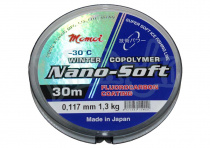 Леска Nano-Soft Winter 30м (0,105мм, 1,2кг) прозрачная