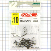 Вертлюг+карабин HOOKED SWIVEL  HI-PARTS №10