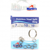 Заводные кольца "Marlin's" Stainless Steel  7мм уп. 10шт. SS8200-007