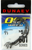 Крючок Dunaev Offset Worm 601 # 5/0 (упак. 5 шт)