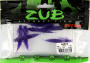 Приманка ZUB-LARVA  60мм-7шт, (цвет 610) фиолетовый с блестками