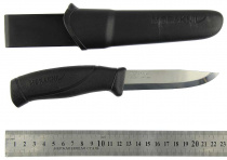 Нож Morakniv Companion Blaсk, нерж.сталь, цвет черный,12141 