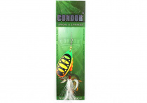 Блесна вращ.Condor Gourmet Caterpillar, р-р 5мм, 15г, цв.B13(5112515B13)