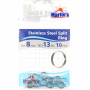 Заводные кольца "Marlin's" Stainless Steel  8мм уп. 10шт. SS8200-008