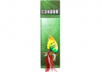 Блесна вращ.Condor Gourmet Caterpillar, р-р 4мм, 10г, цв.CB01(5112410CB01)