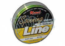 Леска Spinning Line F-Yellow 100м (027)