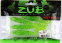 Приманка ZUB-TWIST 100мм-4шт, (цвет 351) шартрез с блестками