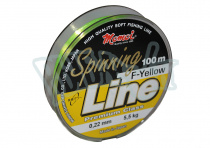 Леска Spinning Line F-Yellow 100м (022)