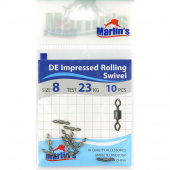 Вертлюг "Marlin's" SH1004-008 DE Impressed Rolling Swivels уп. 10 шт. SH1004-008