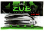 Приманка ZUB-IZI 185мм-3шт, (цвет 030) натурал-черный