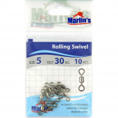 Вертлюг Marlin's Rolling Swivels №5 уп.10шт. SH1001-005