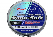 Леска Nano-Soft Winter 30м (0,234мм, 6,0кг) прозрачная