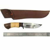 Нож Окский Барсук ст.65х13  граб, венге дюраль береста